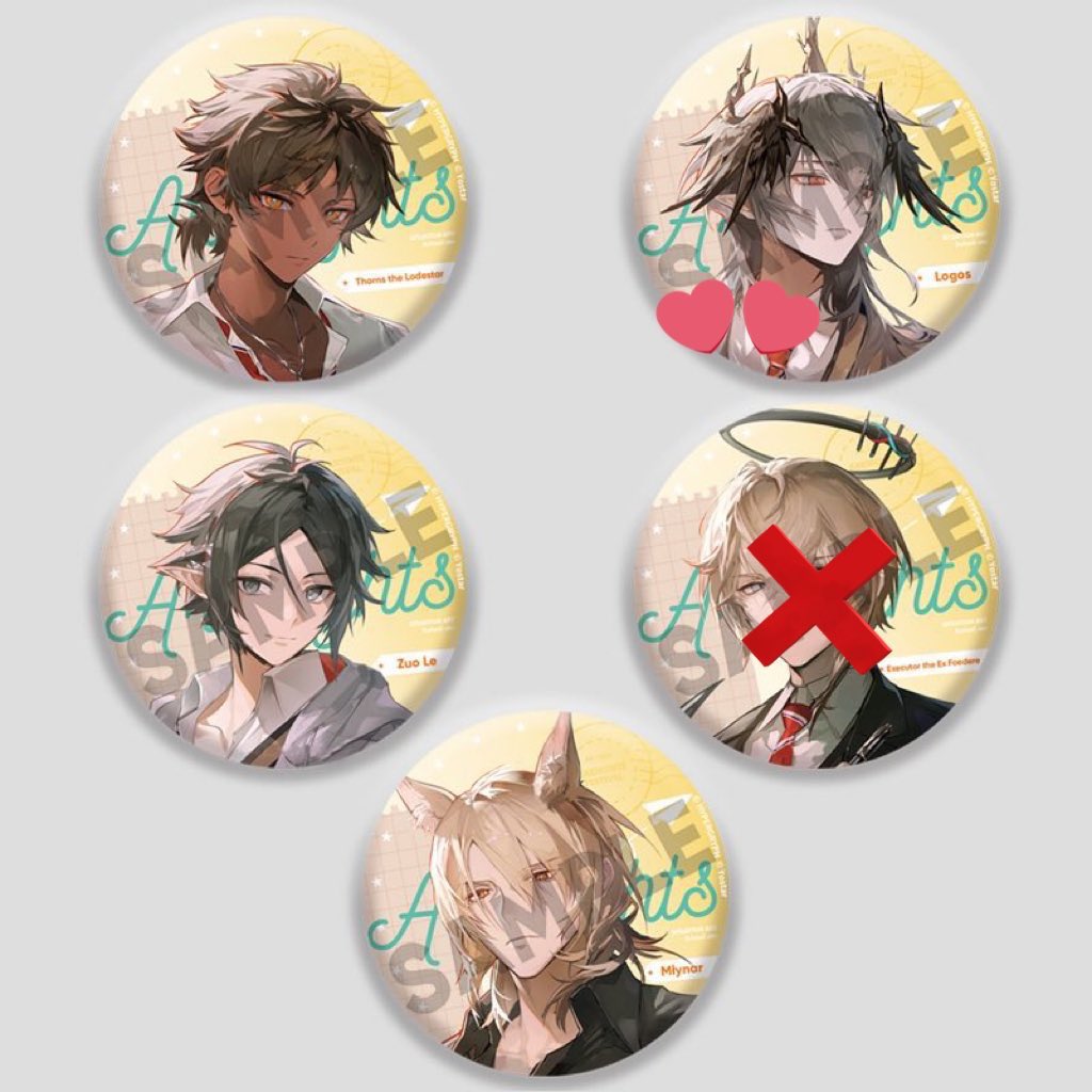 交換】 アークナイツ フェス アークナイツフェス 6th 缶バッチ