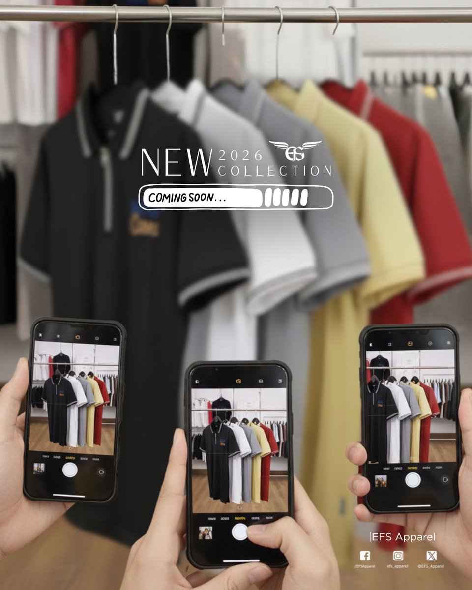 EFS_Apparel's tweet image. A must-have EFS Apparel collection is on the way. 🫶
Start the year with purpose, wear your essentials. 🫰

Follow us &amp;amp; don’t miss the drop. Turn on notifications &amp;amp; be first to shop! 😍

Join our channel for more updates
💬messenger.com/channel/EFSApp…

#EFSApparel #NewCollection #Soon