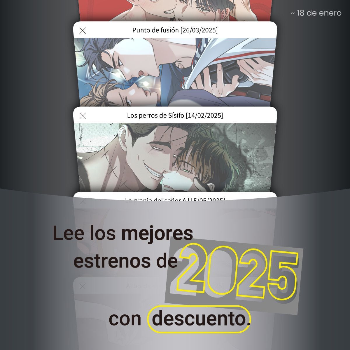 Lezhin_ES's tweet image. El 2025 nos dejó estrenos imperdibles. ✨

Si te faltó alguno, este es el momento de ponerte al día:
los mejores estrenos de 2025 con descuento.

💬 ¿Cuál fue tu favorito?

🤩buff.ly/v7BObx0

#Lezhin #LezhinES #Descuentos #Lezhin2025