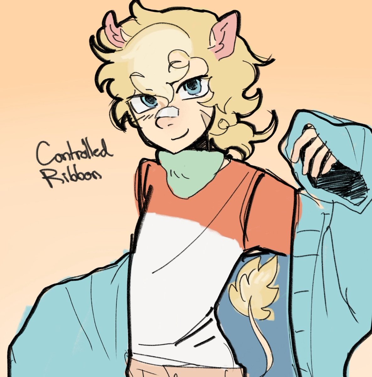 ctrledribbon's tweet image. i saw this and it inspired me to draw cow ctommy 
#dsmpfanart