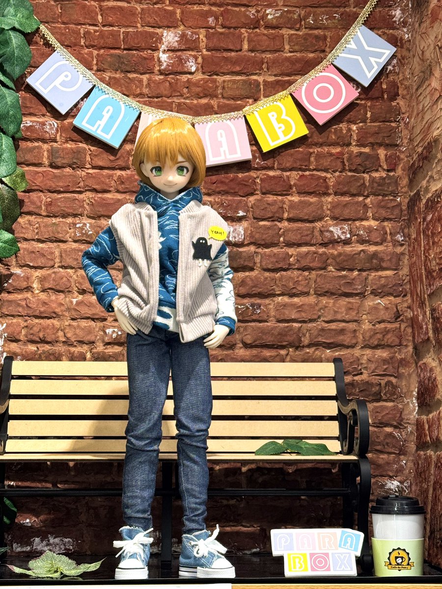 ボディから頭が生えたよ！ ウィッグを試着してぴったりのお色を選べた