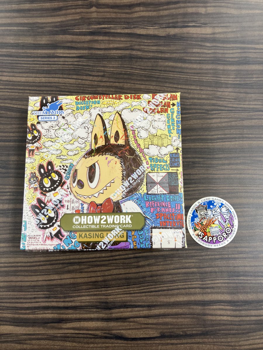 その他 HOW2WORK THE MONSTERS KASING LUNG YAYA 2025 How2work The Monsters Series 3 Labubu Kasing Lung TC SR 86/84