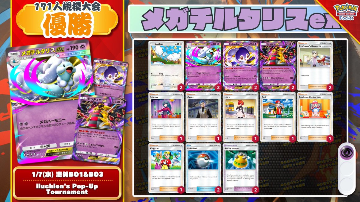 ポケポケ 環境デッキティア表 ／ 🏆『紅蓮ブレイズ』 環境➃週目