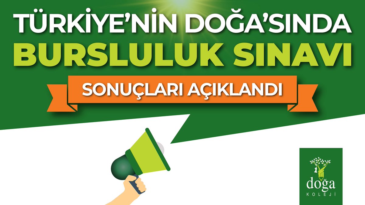 Türkiye'nin Doğa'sında Bursluluk Sınavı Sonuçları Açıklandı❗️

Özel Okullar arasında fark yaratan dijital altyapımız ve güçlü değerlendirme sistemimiz sayesinde, sınavdan hemen sonra sonuçları açıkladık. 

Öğrencimizin kazandığı burs oranını öğrenmek ve detaylı bilgi için sınava