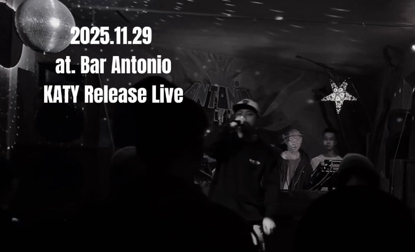 Katy_o7q's tweet image. Live Clip 公開しました！
チェックしてみてください☑️

Live : KATY 2025.11.29 播州皿屋敷 at. Bar Antonio youtu.be/hQMyO4zC_ZA?si… @YouTubeより