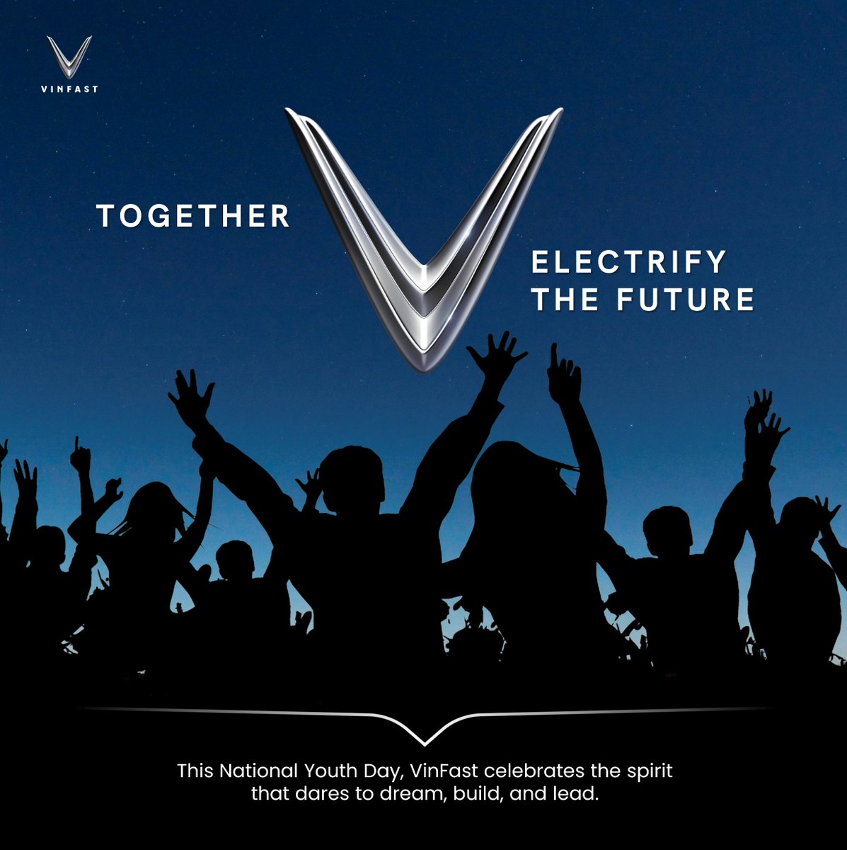 VinFastIN's tweet photo. Because the future belongs to those who choose progress—and have the courage to shape it.
#VinFastIndia #VinFastCelebratesIndiasYouth #BoundlessTogether #HappyNationalYouthDay https://t.co/BSD3kqPjRu