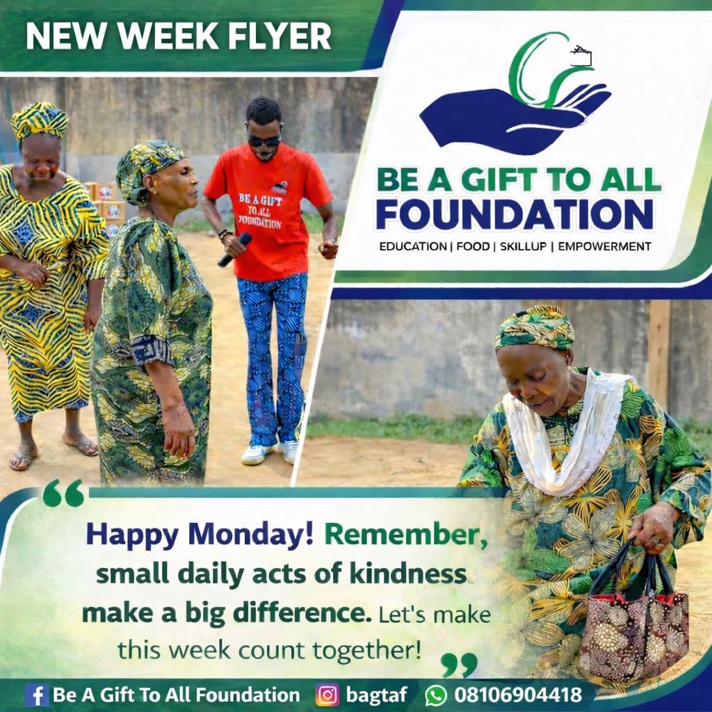 Be A Gift To All Foundation (BAGTAF) tweet media