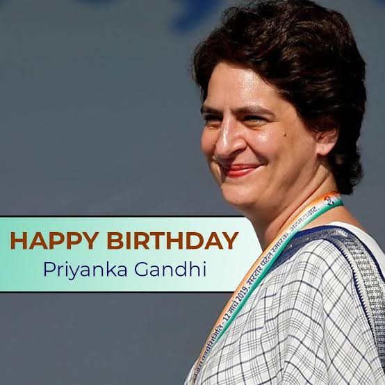 SyedKareemull's tweet photo. Happy Birthday @priyankagandhi ji https://t.co/jER18d9Wtp