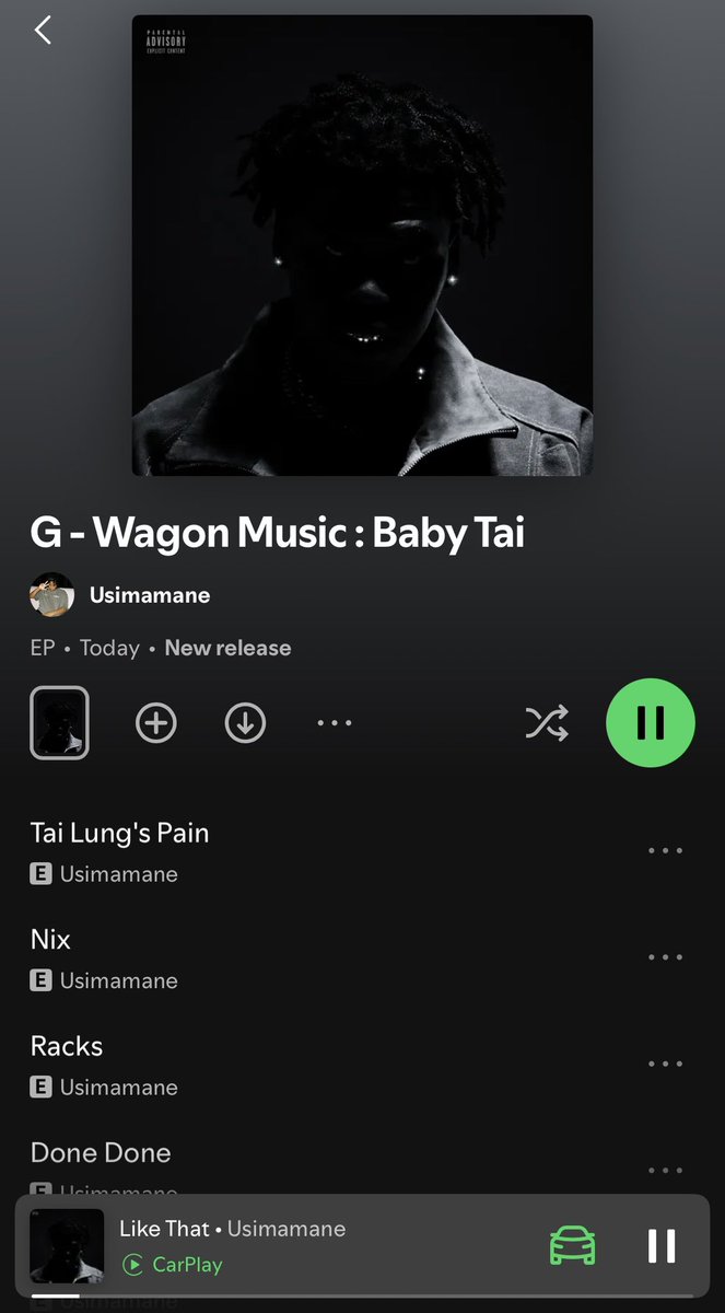 sahiphop247's tweet photo. Usimamane releases new EP “Baby Tai” led by the money anthem Racks.
Out now on all digital platforms. #BabyTai https://t.co/RUf1Dyd70F