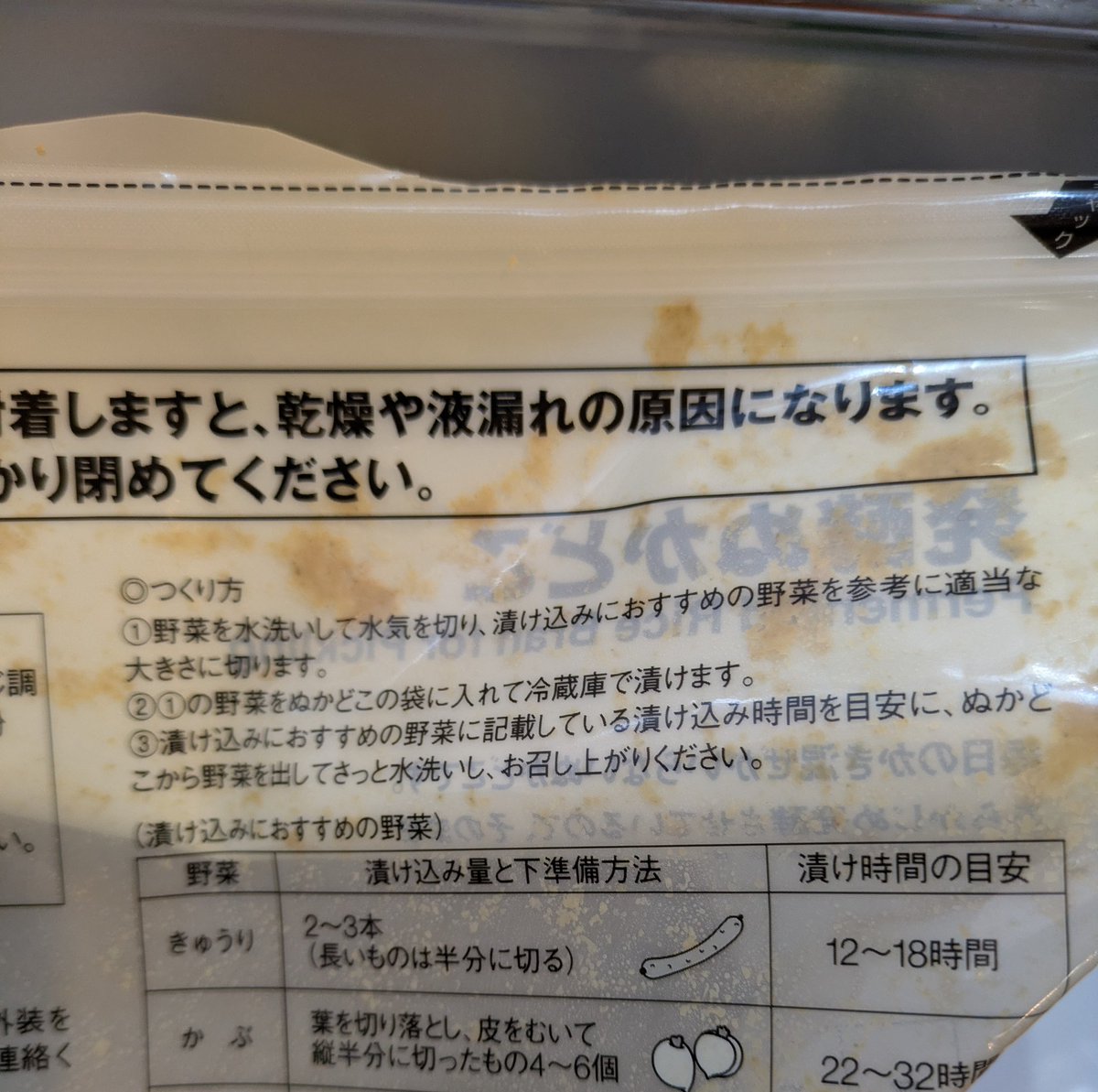 こぬページ ばくばく795 無印良品の「発酵ぬかどこ」久しぶりに買って余った人参を