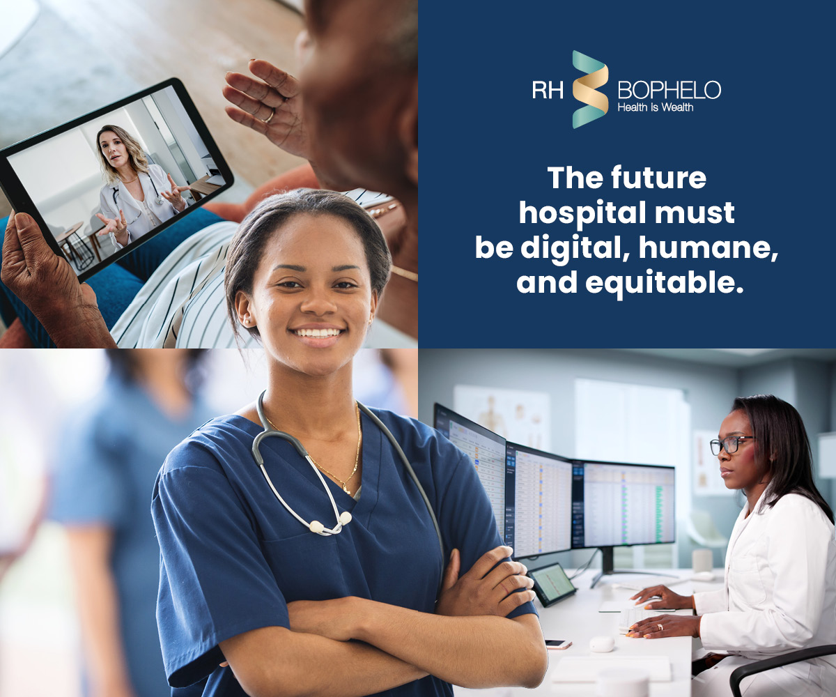 Africa’s healthcare future must be digital and humane. AI, telehealth, and mobile services work best when paired with trust, equity, and local insights. 

Discover how next-gen hospitals are reshaping care. ⬇️
rhbophelo.co.za/the-future-hos…

#InvestingInHealth #RHB #HealthIsWealth