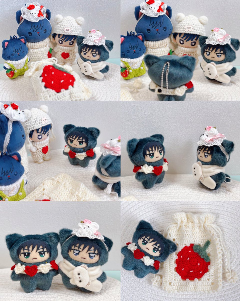 見て〜💚
我が家のちみめ弟は、年末年始にうるちゃん家に居候してたんだけど、とっても可愛い姿で帰って来たんだよぉ

はいって手渡されて袋開けたらびっくり❣️
🍓の可愛いポーチに入ってる🥰
出てきてびっくり❣️
🤍❤️の首飾り着けてる〜🥰

深緑と黒の可愛い瞳に🥹
可愛いサプライズいっぱいで大感激