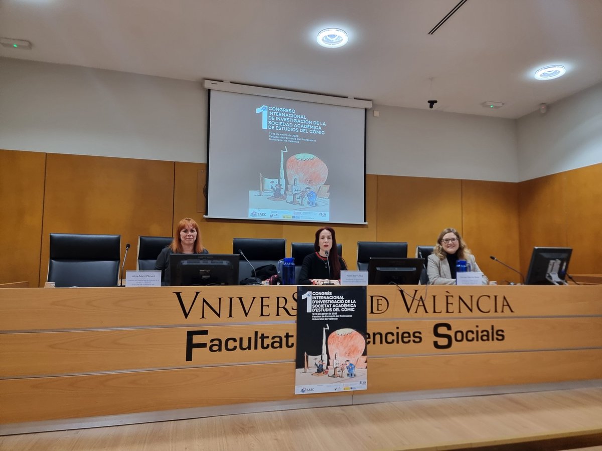 Arranca el 1r Congrés
Internacional d'investigació sobre
el còmic
de la SAEC
a la facultat de Formació del Professorat i la Facultat de Socials