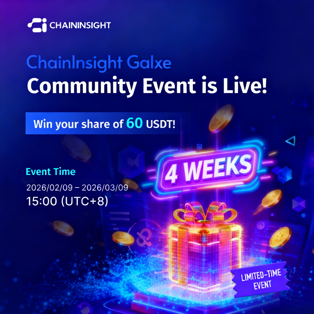 ChainInsightHQ's tweet image. 🔥 ChainInsight on Galxe!

We're launching the new Galxe Quest
and it's more than just an activity

🔍 Early Access
🚀 Participate from the start
🧩 There's more to it than meets the eye

🕒 Start: 3:00 PM(UTC+8)
🔗shorturl.at/gAL5L

Be among the first!

#Web3 #ChainInsight