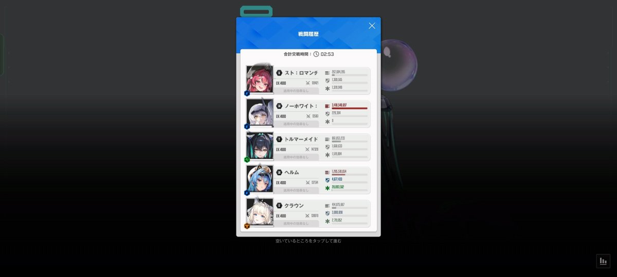 前まで8段階入るのがやっとだったのが倒せちゃったよ
これでまだフルオバロじゃないんだぜスノホワつよ
#NIKKE