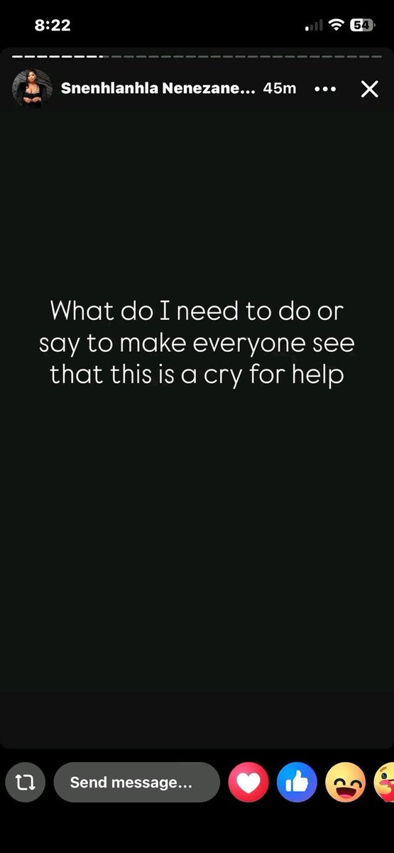 Woman pleads for help after alleged police Inaction 

In a series of desperate social media posts shared today, a woman named Snenhlanhla Nenezane has detailed repeated and brutal assaults by a man she is dating, alleging that systemic failures have left her unprotected and her