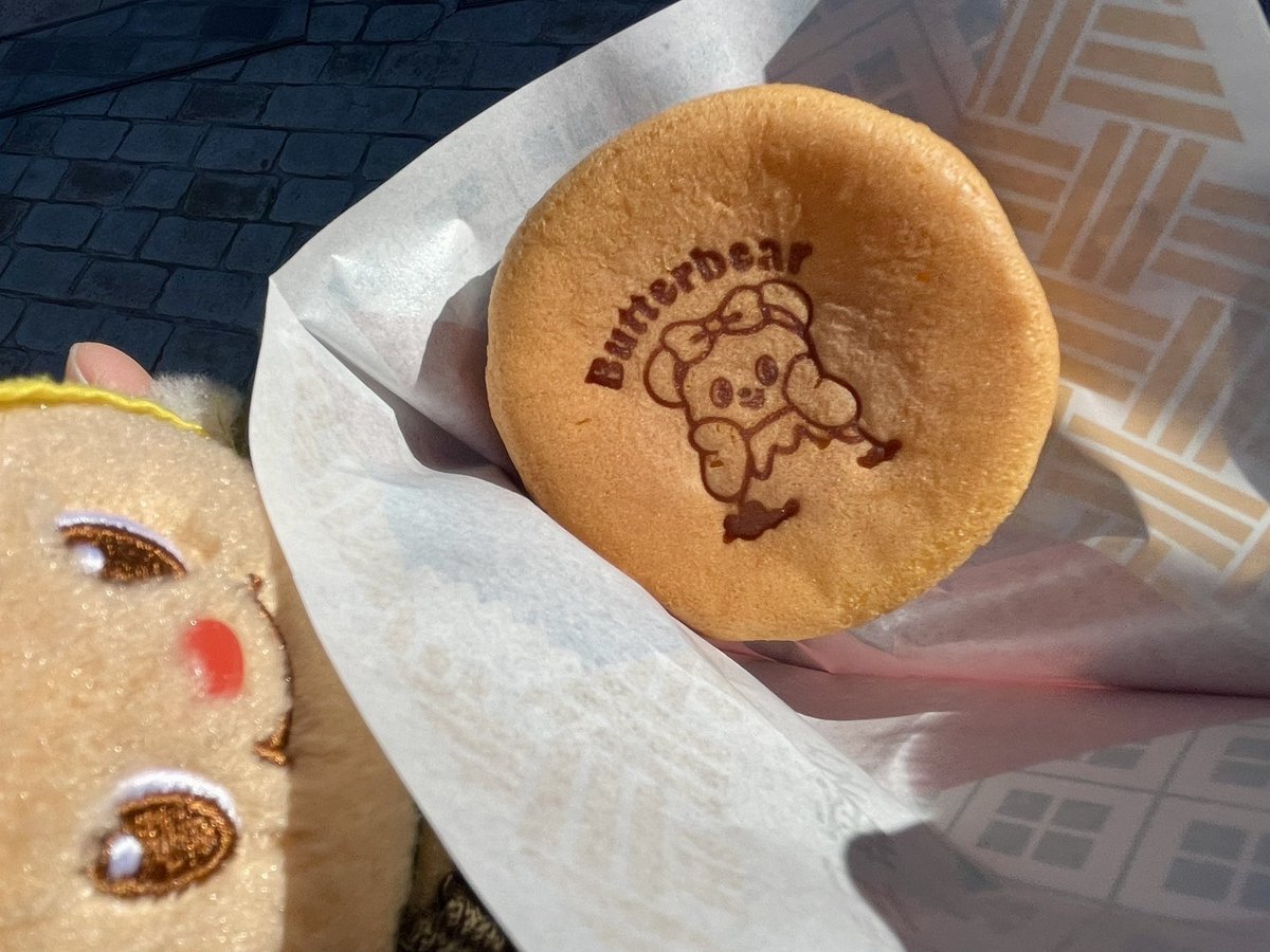 ran_thailand's tweet image. コラボのやつはメニューに無かったけど聞いたら買えたよっ！180円！🧸
#Butterbear 
#FujiQxButterbear