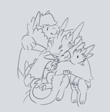 Offering Declined: an existential crisis (#698)

NO! nuh uh!!! they're grabbing everyone they love (that they can reach) and fighting this off!!!

(Offering Received)