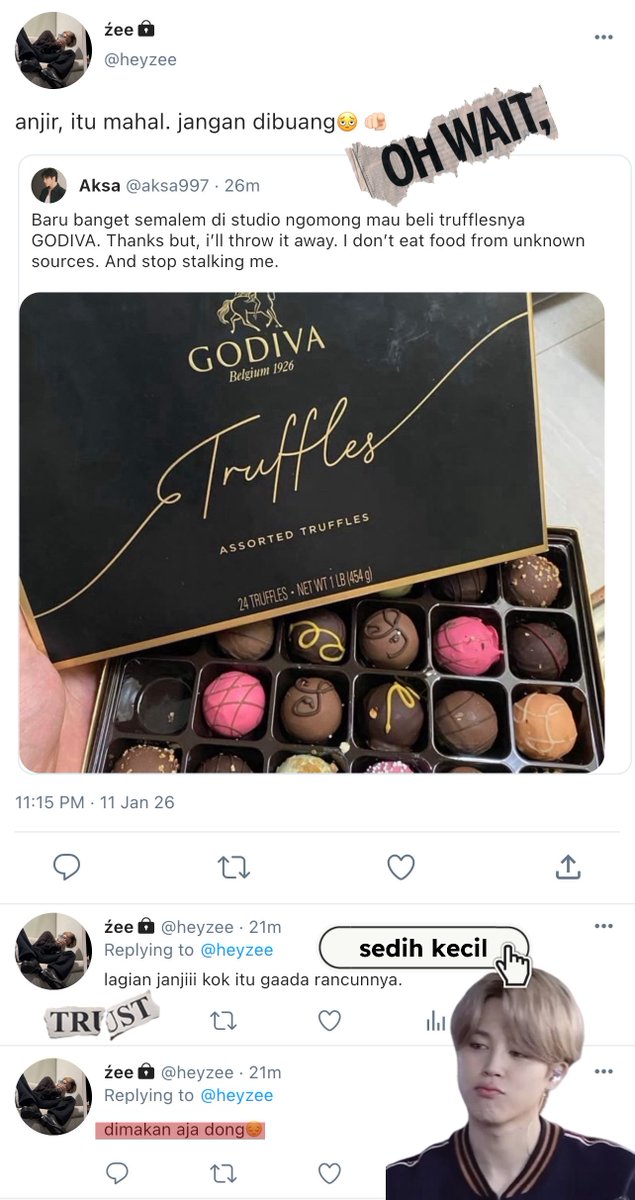 strarbery's tweet image. ℳarked; jikook/kookmin au

——Zyandra mengikuti Aksa, yang percaya bahwa mencintai berarti mengetahui segalanya, bahkan untuk sesuatu yang tidak pernah diberikan. 

ʙʏ ꜱᴛʀᴀʀʙᴇʀʏ❤︎