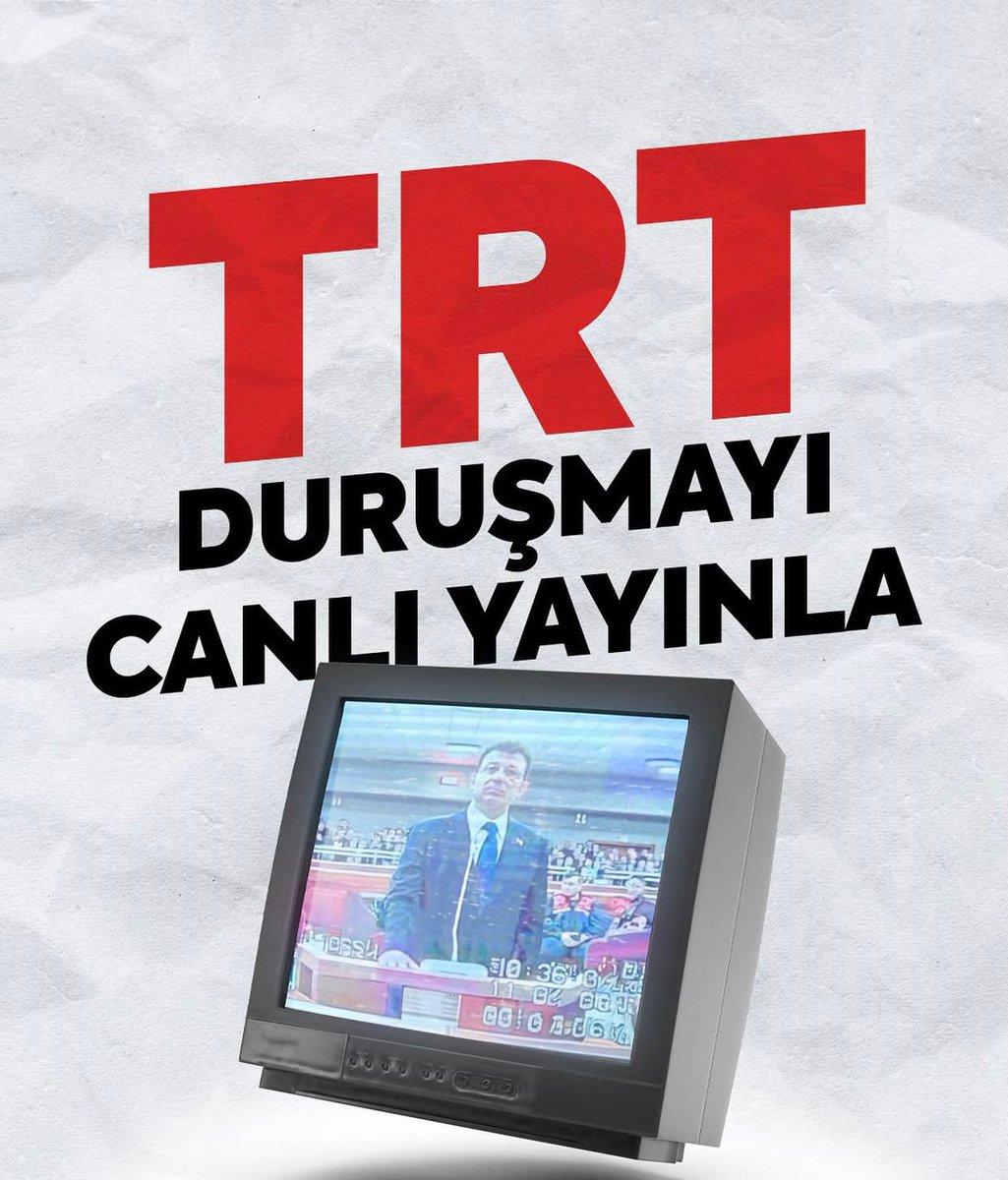 TRT DURUŞMAYI CANLI YAYINLA!