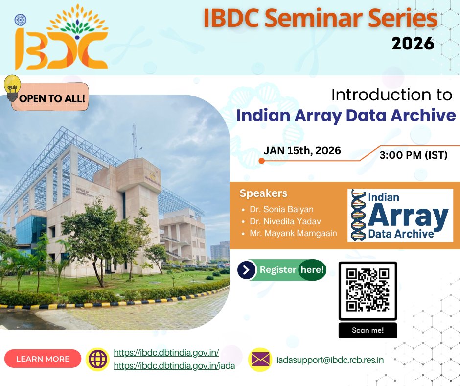 IBDC (Indian Biological Data Centre) tweet media