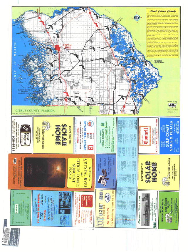 StateLibraryFL's tweet image. For #MapMonday view these colorful maps and photos of Crystal River. The warm springs of this historic city serve as a vital winter haven for manatees. #DYK it’s also the only place in the U.S. where visitors can legally swim with wild manatees?! @FLMemory @America250FL
