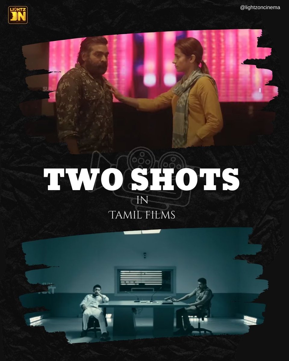 LightzOnCinema's tweet photo. Here we see how a lot of tamil films use these shots to show tension relationships and dynamics all through a single frame in a lot of our favourite movies and how effective these shots can be used 🎥💛
#lightzon #lightzonshortfilms #twoshot #masters #virumandi #nayakan #kamal https://t.co/MIwRJIdqJB