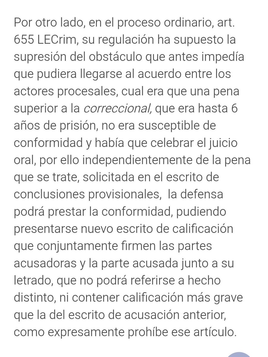 <a href="/feminicidio/">Feminicidio·net</a> "Conformidades" que son posibles en estos delitos más graves (donde la pena inicial solicitada supera los 6 años) por obra y gracia del PSOE y su Ley Bolaños 1/2025, para "agilizar" la Justicia con injusticias. elderecho.com/la-conformidad…