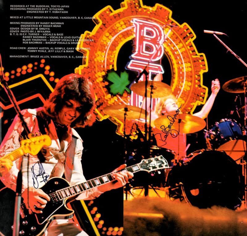 myRockworld memories - on this Day 2023 - Robbie Bachman, Canadian drummer,died aged 69. 

Vinyl fully signed by all members of BTO