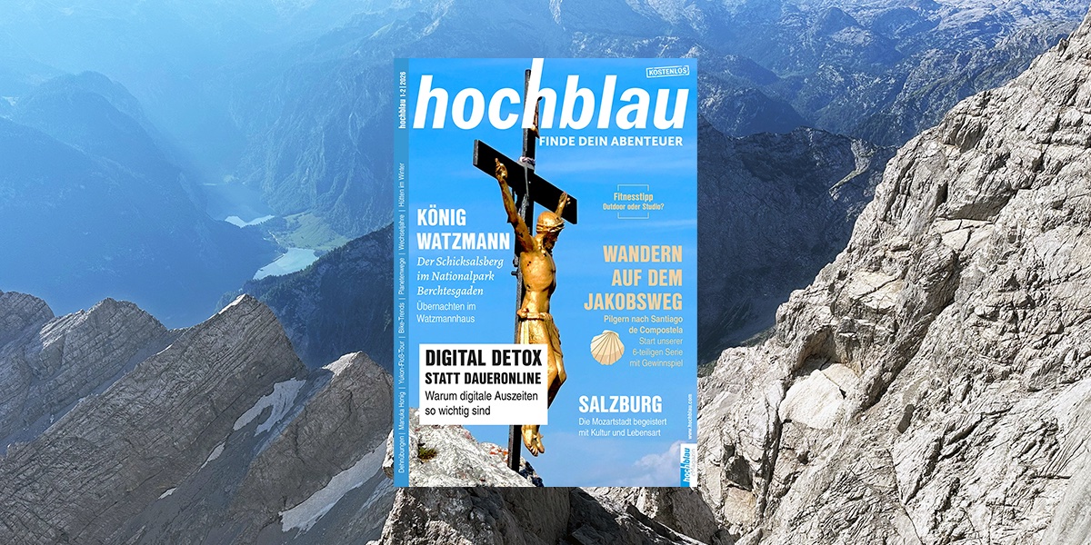 Freu dich auf das neue hochblau Magazin.
Am 29.01. erscheint unsere neue Ausgabe – mit Blick vom Watzmann, großen Geschichten und kleinen Auszeiten.

Mehr Abenteuer. Mehr hochblau. 💙

#hochblau #Magazin #neueAusgabe