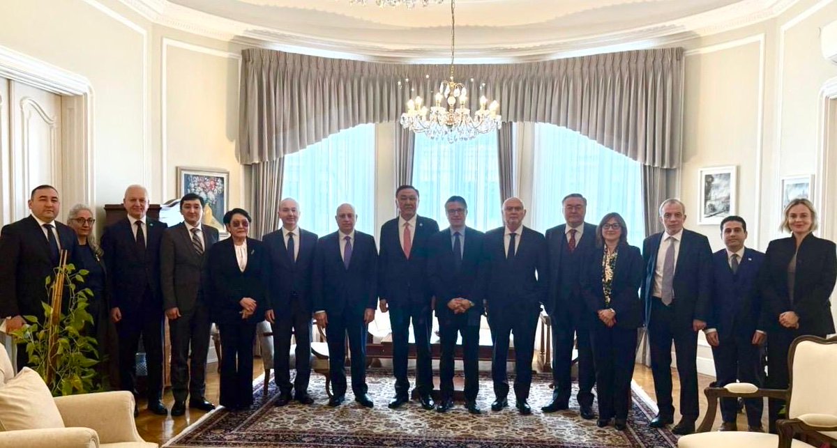 KubanOmurali's tweet image. In Vienna to launch a week of activities dedicated to the Turkic World, bringing together political dialogue, cultural exchange, diplomacy, and art.
Vienna, as a key hub of multilateral diplomacy, offers an important platform for engaging international partners and advancing the…