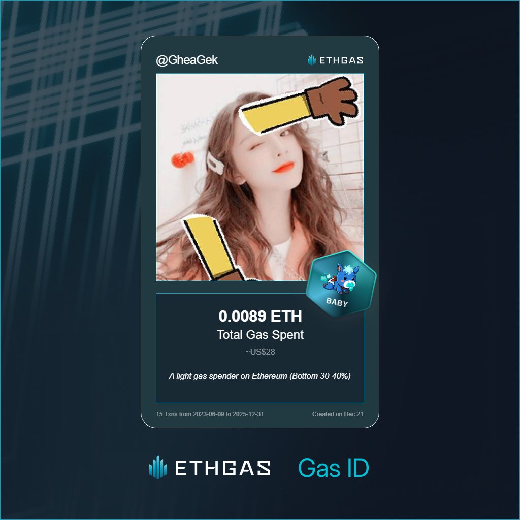 Savitri Ghea | ETHGas ⛽ tweet media