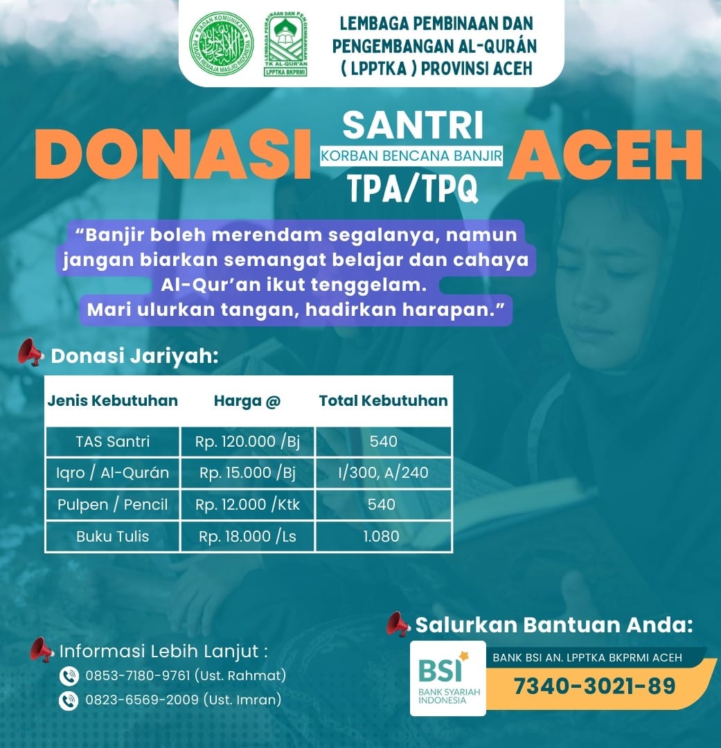 Kepedulian dalam Islam adalah wujud keimanan, karena sebaik-baik manusia adalah yang paling bermanfaat bagi sesamanya.