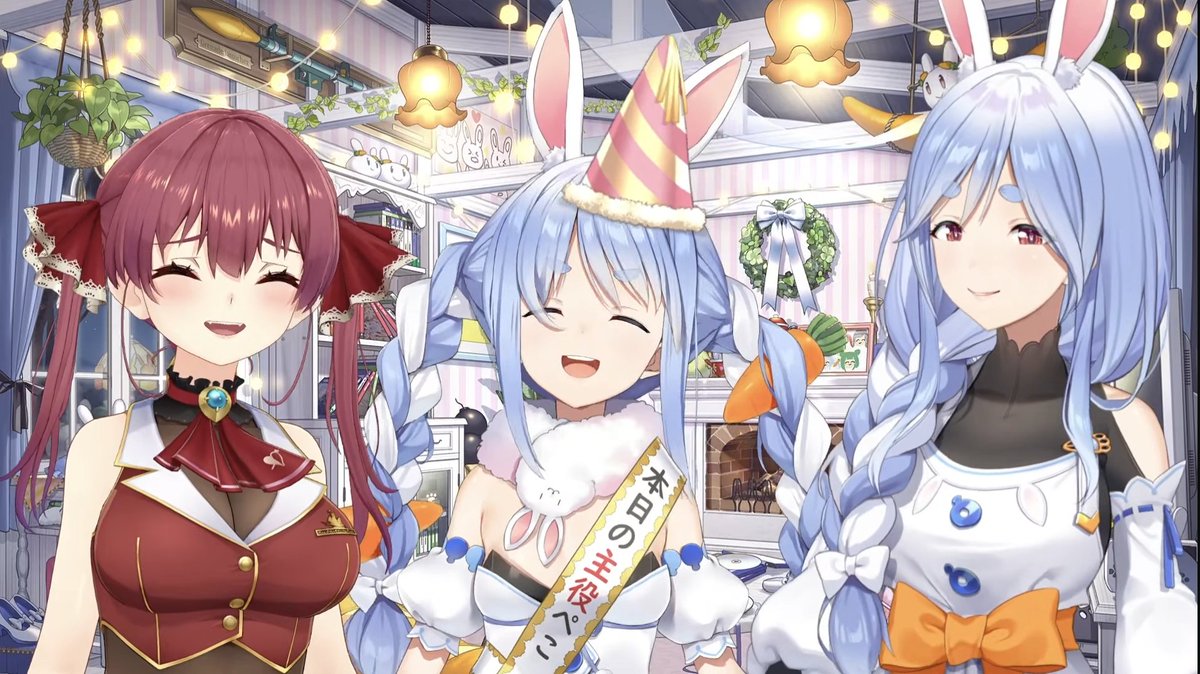 ぺこーらの誕生日ありぺこでした！💓

今年はマリンとマミーの初コラボ
二人ともほんとにありがとう🐰✨
みんな改めて今年もよろぺこ！！！！！
#兎田ぺこら生誕2026