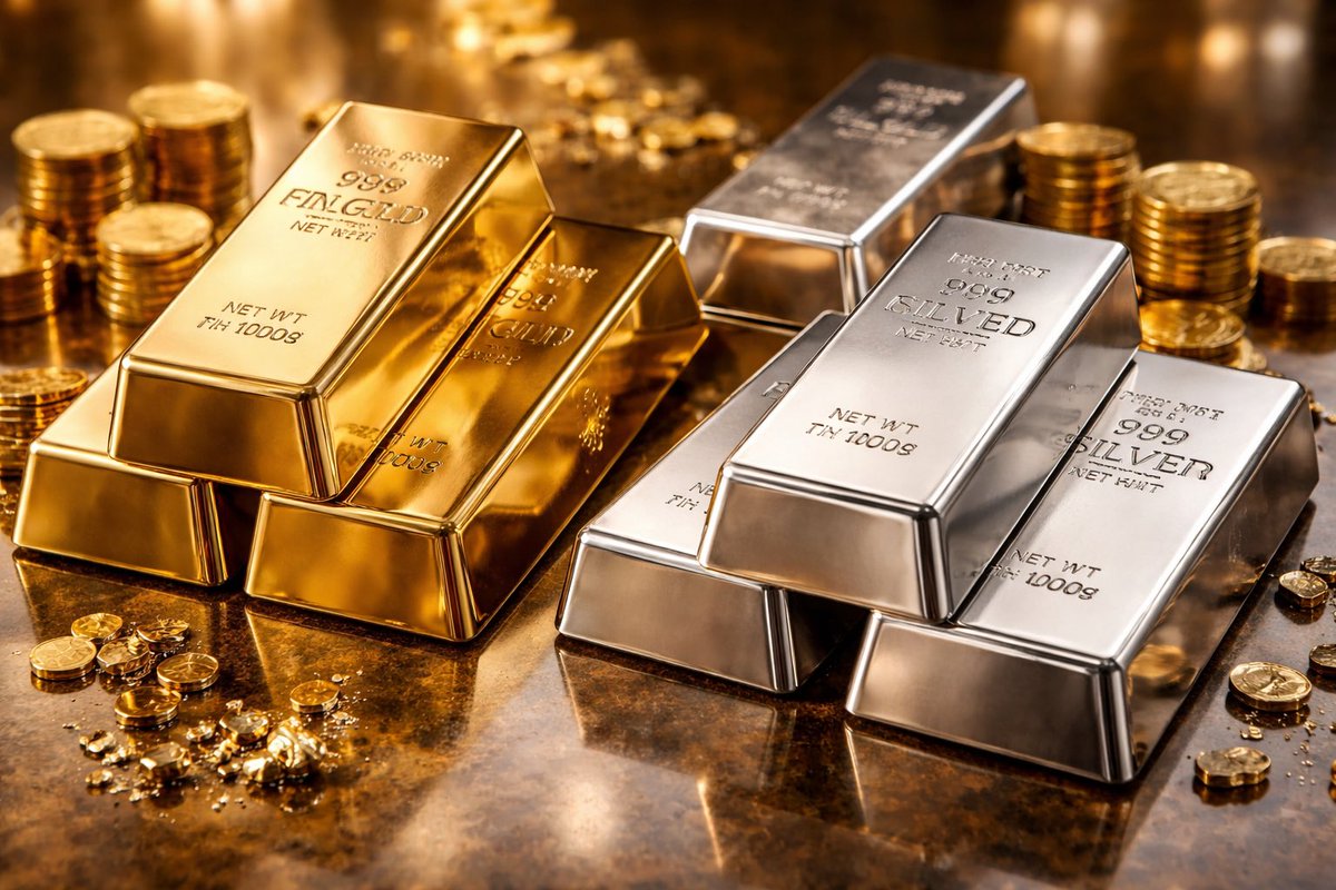 Silver

Jan 1, 2026: $71.87
Jan 12, 2026: $85.29 🚀 

Gold 

Jan 1, 2026: $4,321
Jan 12, 2026: $4,607 🚀