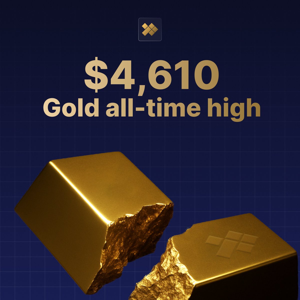 ALL-TIME HIGH: Gold reaches $4,610

Goldfish $GGBR priced at $4.61