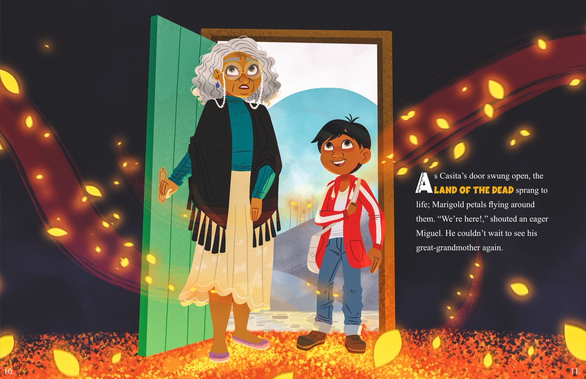 Bearmation93's tweet image. While visiting Colombia on vacation to tour the famous Encanto village, Miguel convinces a now elderly Mirabel Madrigal to use the family's magic to travel to the Land of the Dead to see their grandparents. 
#Encanto #COCO #Pixar #Disney #Crossover.