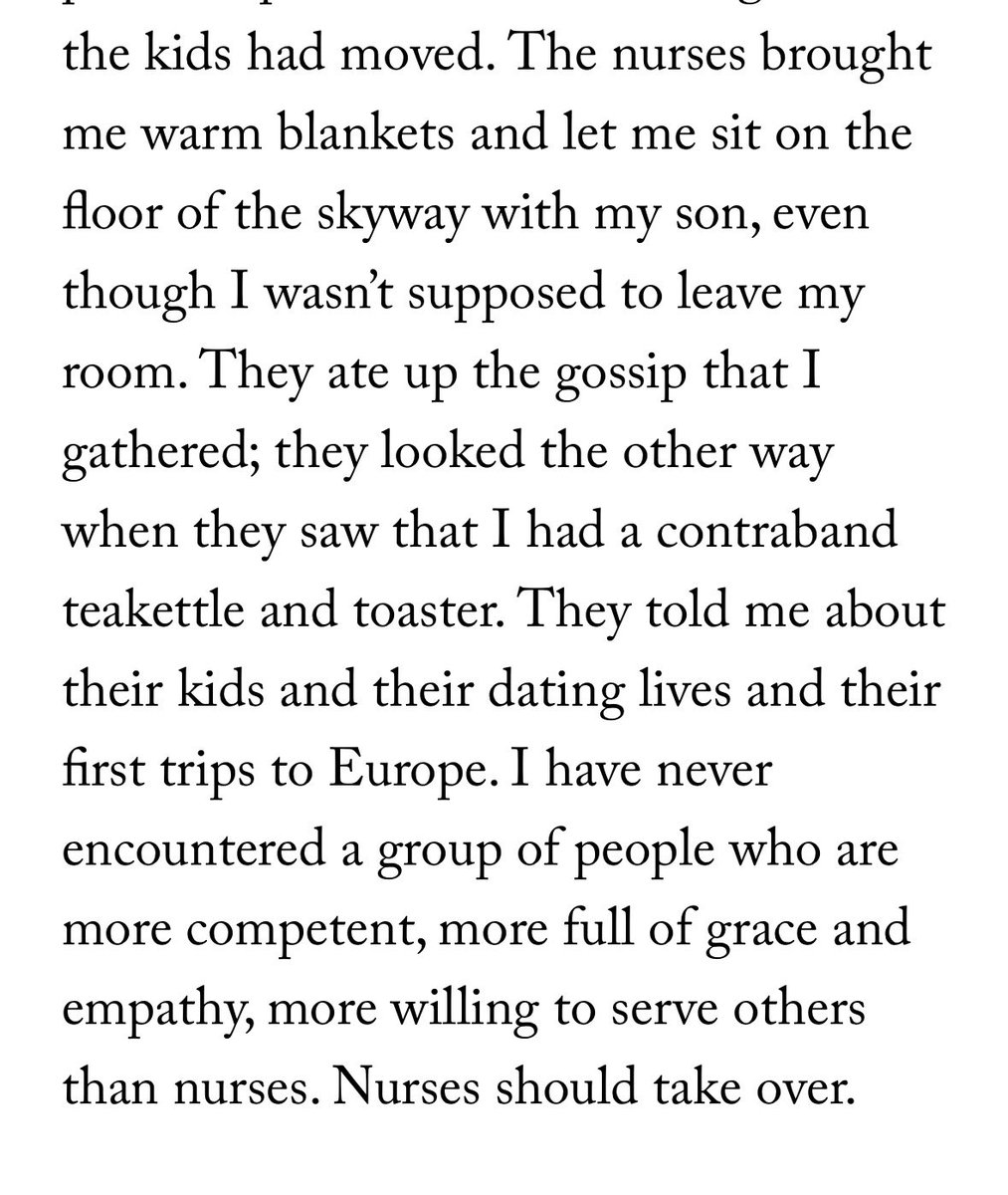 jenn_montooth's tweet photo. In Tatiana Schlossberg’s beautiful and devastating article about dying, she wrote a paragraph about the NYC nurses who cared for her. These same nurses are on strike today demanding fair wages and more robust staffing. https://t.co/3j5jj71FMs