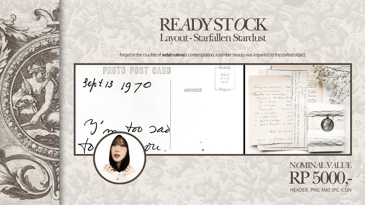 sedahrukma's tweet image. Help rt/repost? Thank you!

Ready-to-go layout - Giselle priced at RP 5,000,-/each includes png and jpg icon. Don’t hesitate to knock my dm if you’re interested.

#zonauang #zonajajan