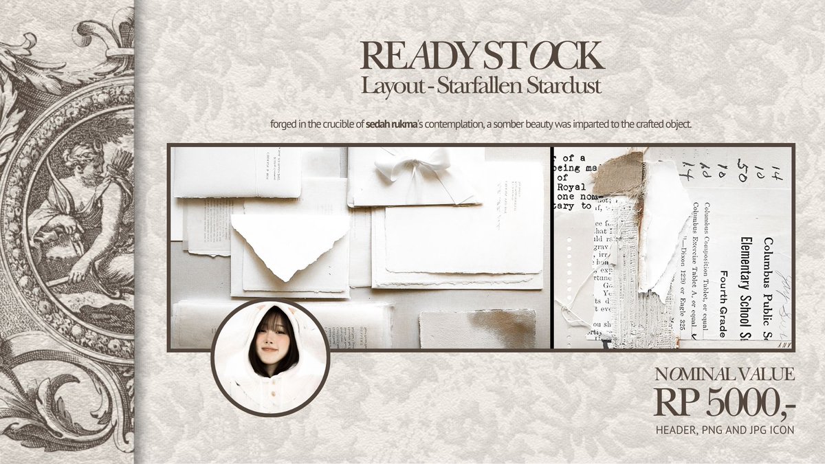 sedahrukma's tweet image. Help rt/repost? Thank you!

Ready-to-go layout - Giselle priced at RP 5,000,-/each includes png and jpg icon. Don’t hesitate to knock my dm if you’re interested.

#zonauang #zonajajan