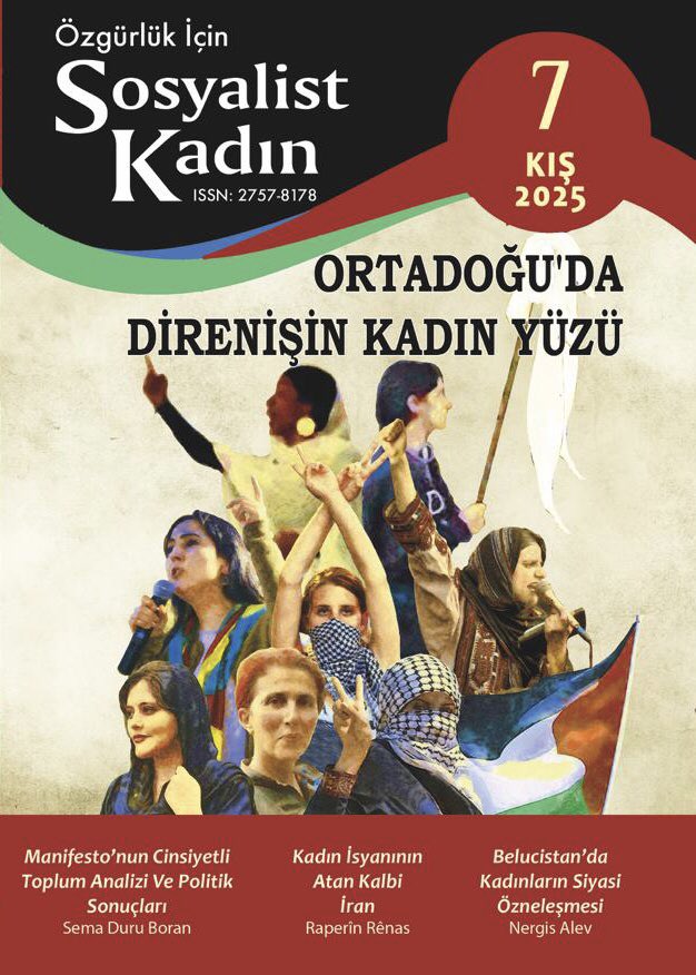 skdergisi's tweet photo. 📣 Yeni sayı, “Ortadoğu’da Direnişin Kadın Yüzü” dosya konusuyla raflarda!

Ortadoğu’da direnişi büyüten kadınların mücadelesini, sosyalist kadınların yeni dönemde yürüttüğü tartışmaları okumak için;

📍DM yoluyla ya da dağıtım adreslerinden dergimize ulaşabilirsiniz. https://t.co/Sq3T2RPsSF