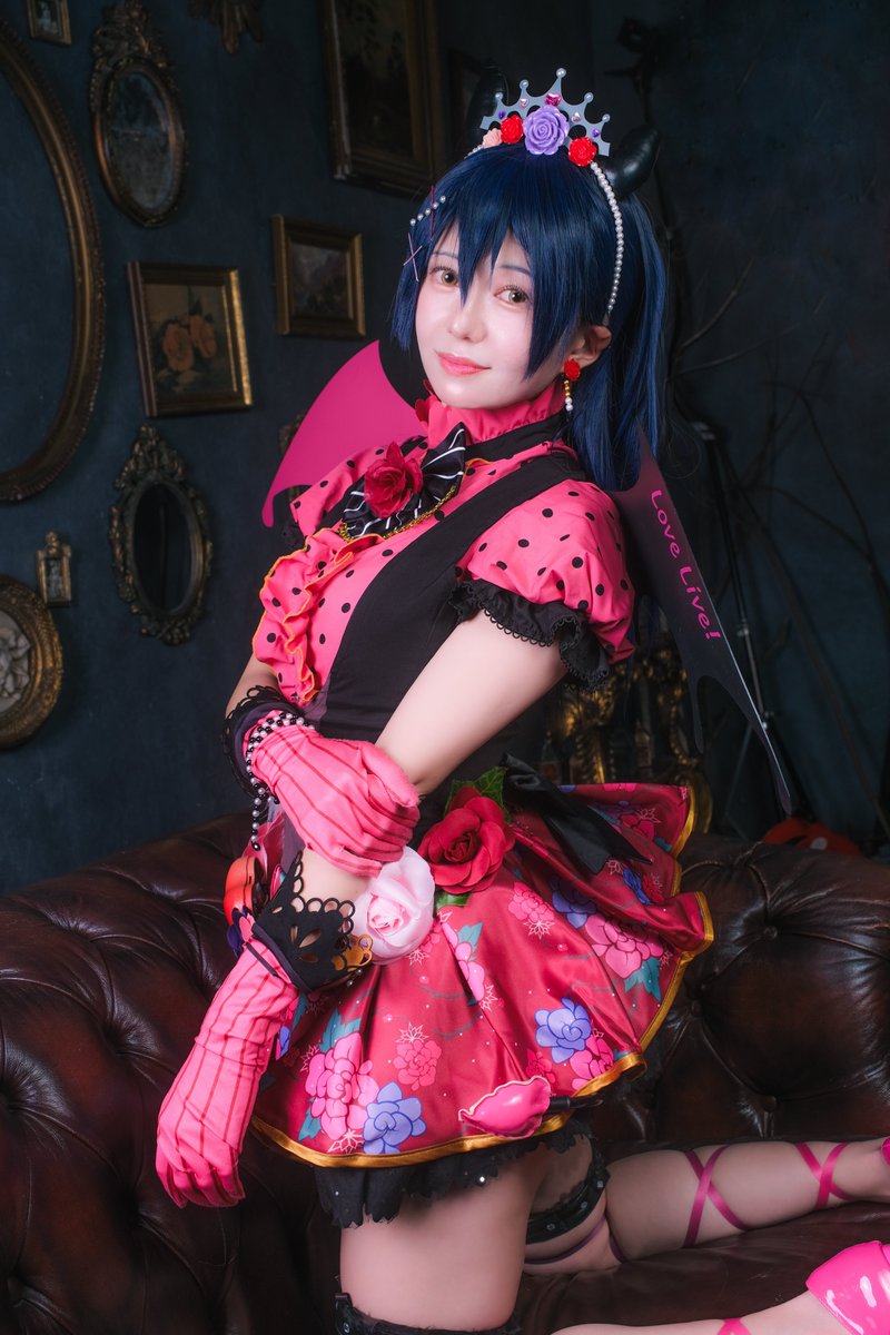 園田海未　小悪魔覚醒　コスプレ 園田海未 小悪魔覚醒 コスプレ