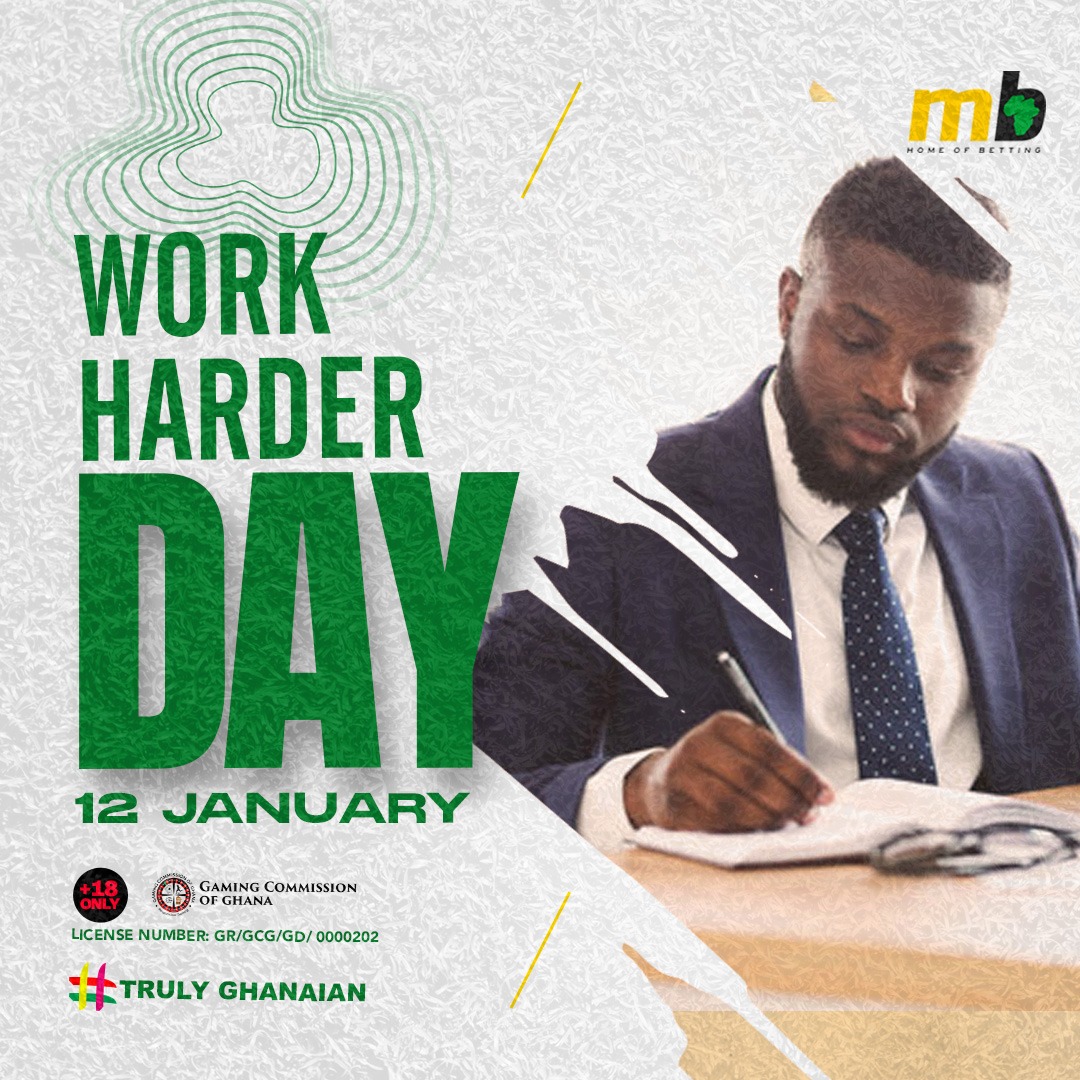 MybetAfrica's tweet photo. It's #WorkHarderDay. While the athletes put in the physical work &amp; grind on the pitch. You strategize off it.

#mybetafrica #homeofbetting #januarygreetings https://t.co/qVyUVPNrju