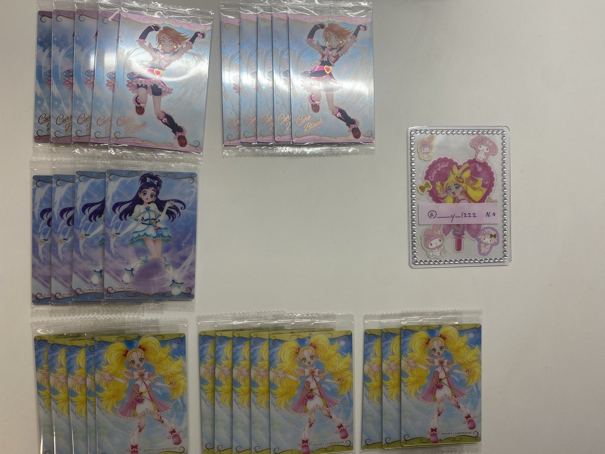 ___y_1222's tweet photo. 【交換 買取 譲渡】プリキュア ウエハース12 色紙ART7 キミプリ わんぷり ハピチャ MH プリアラ スイプリ

求⌇アイドル(HR､色紙>その他グッズ)､定価+送料>キミプリ集合、ワンダフル(友人分)
譲⌇画像1~3

✧︎HR⇔HR
✧︎比率要相談
✧︎💖含む方､纏めての方優先

お気軽にお声掛けください🌸 https://t.co/U1JL0HLByk