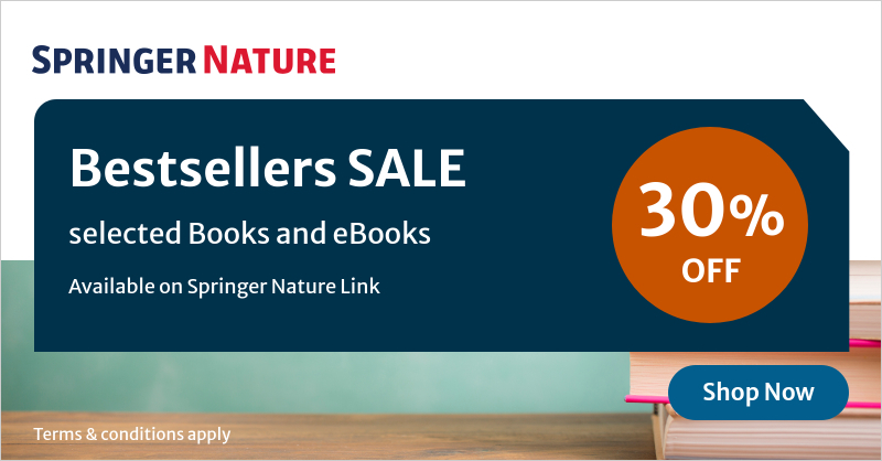springer1842's tweet image. Best Sellers 2025 Sale is here now! Enjoy 30% off on selected @SpringerNature #books and #ebooks. Hurry, the sale is valid until 29th January. spklr.io/60108j0GE