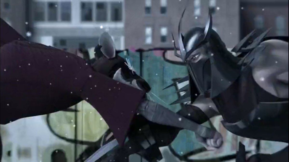 LeoHntr12's tweet image. Come to think of it, how many times did Shredder actually beat Splinter in a fair fight? 

I feel like most of the time he won it was because he used some dirty tactic to get the upper hand.