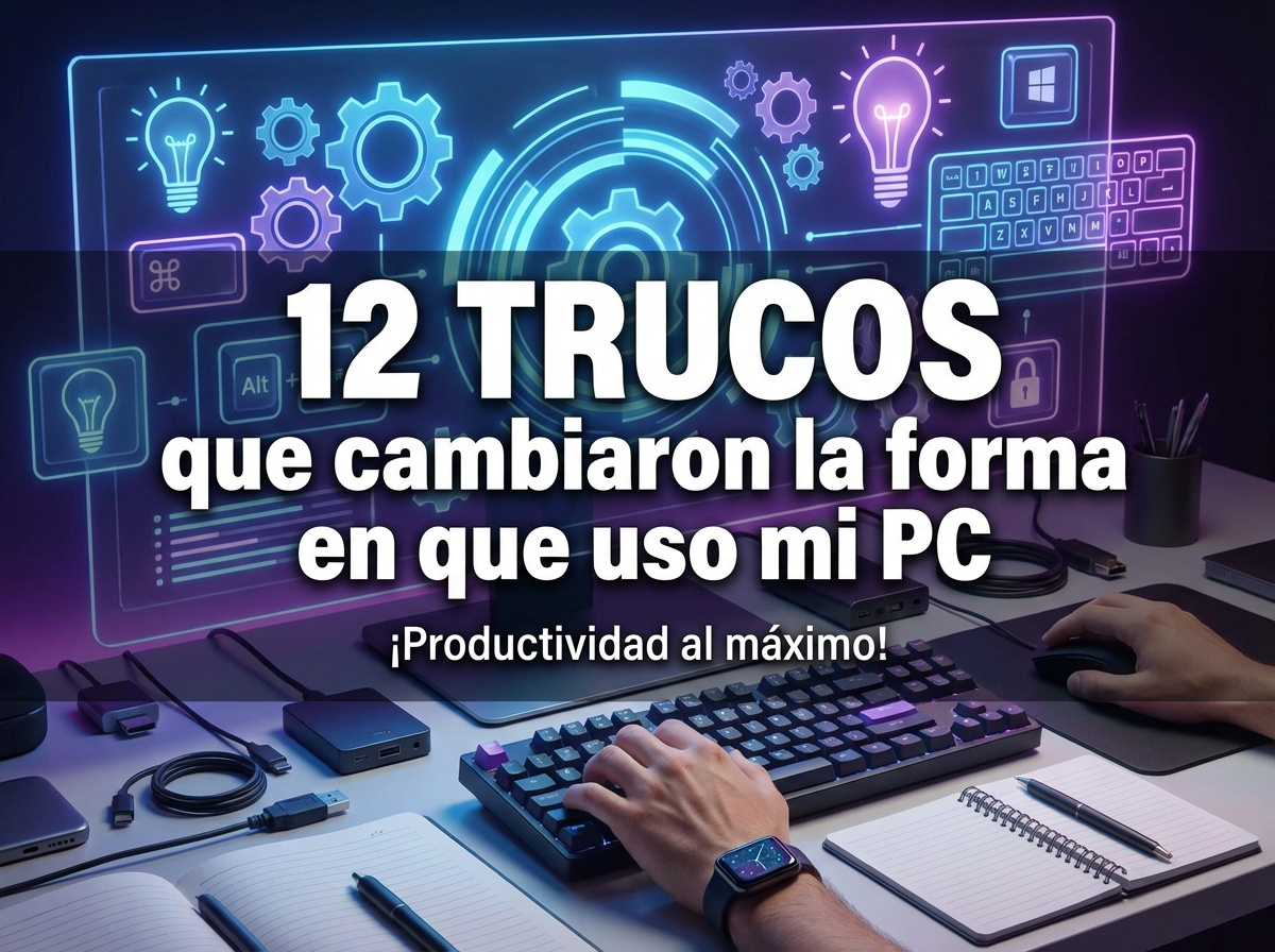 12 TRUCOS que cambiaron mi forma de usar el PC.

 (Y me ahorraron horas cada semana sin tocar nada raro)⤵️

#TRUCOS #PRODUCTIVIDAD #PC