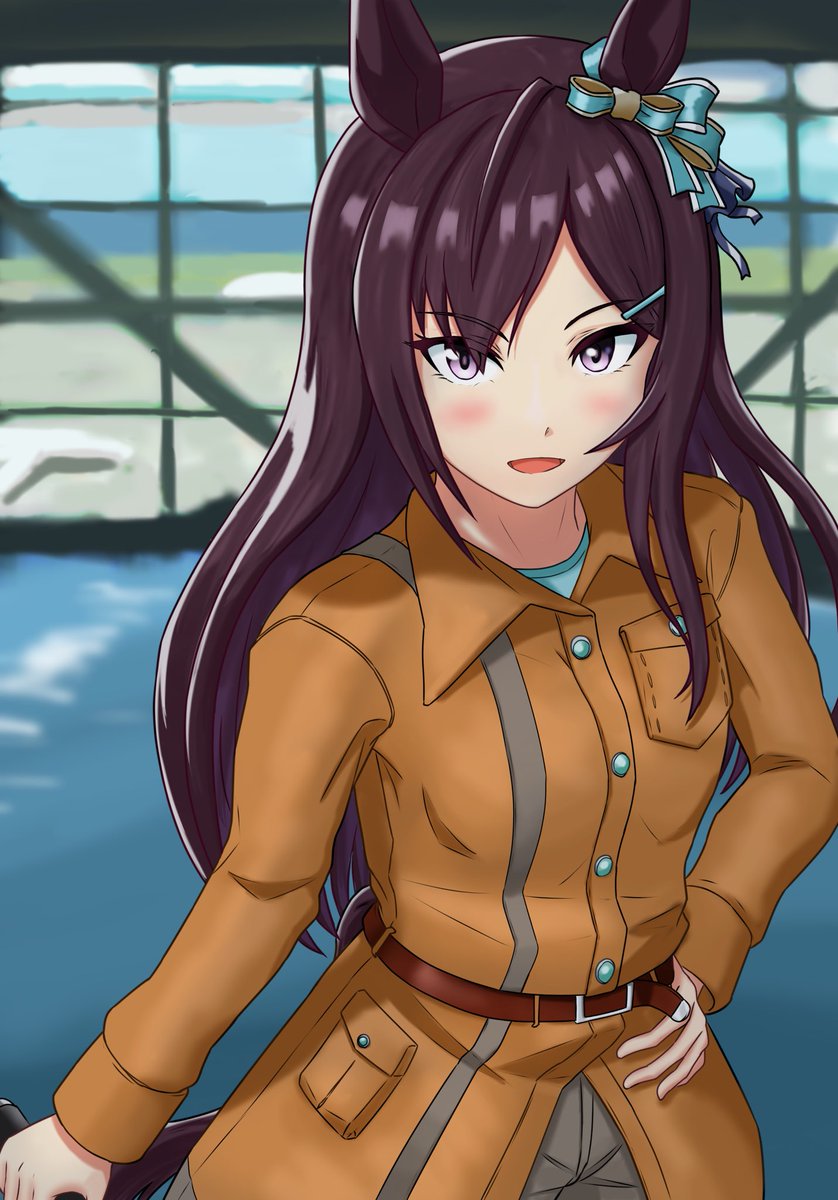 トレーナー
「『海外に行く予定が出来た。長くなる』と、伝えて出発する空港まで見送ってくれたのは良いんだ。」
「何で到着早々、君が出迎えてくれるんだい？何で僕より先に到着してたんだい？」