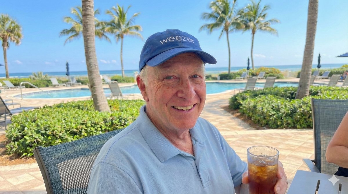 Fun: Get <a href="/ChatGPTapp/">ChatGPT</a> and <a href="/GeminiApp/">Google Gemini</a> to imagine yourself in 30 years.

Upload photos with this prompt:

~~~
Generate a scientifically accurate photo of myself (attached) at age [age]. I should be at [setting].
~~~

Gemini put me in a <a href="/Weezer/">weezer</a> hat? (It said I resemble <a href="/RiversCuomo/">Rivers Cuomo</a>)