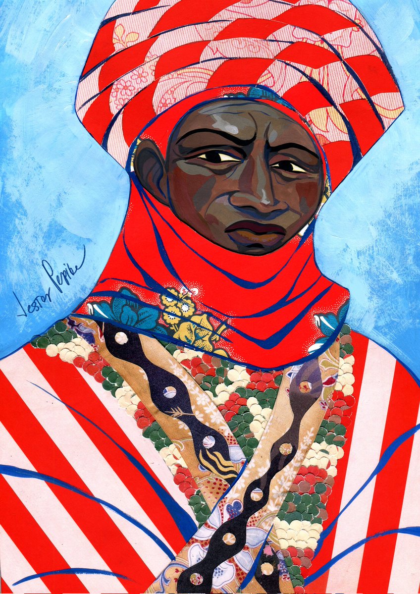 JesterPepita's tweet image. Hausa man
gouache, wrapping paper